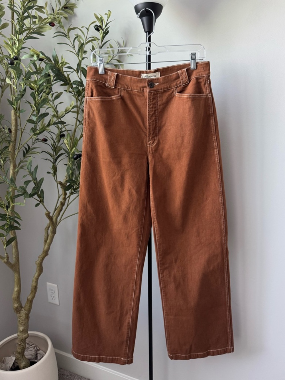 Madewell Emmett Wide-Leg Pants 29 - Picture 2 of 7